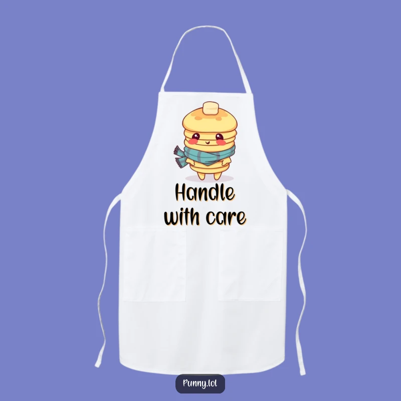 Funny Dizzy Pancake Stack Apron: Cook Up Laughs in This Hilarious Kitchen Essential