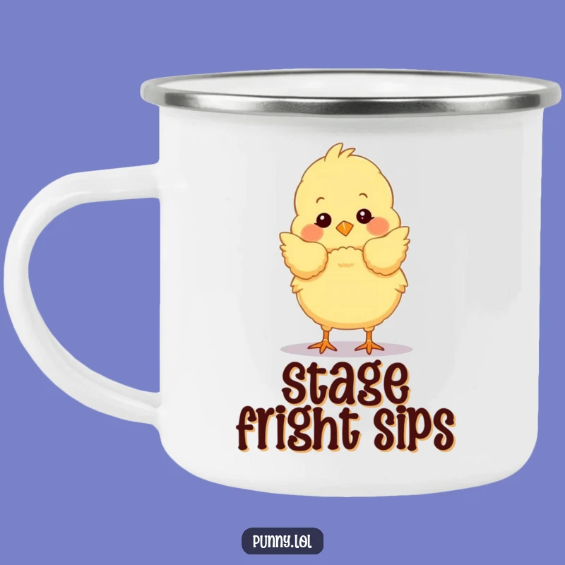 Funny Chick Bow Camping Mug: Performance Fuel for Adventurous Souls