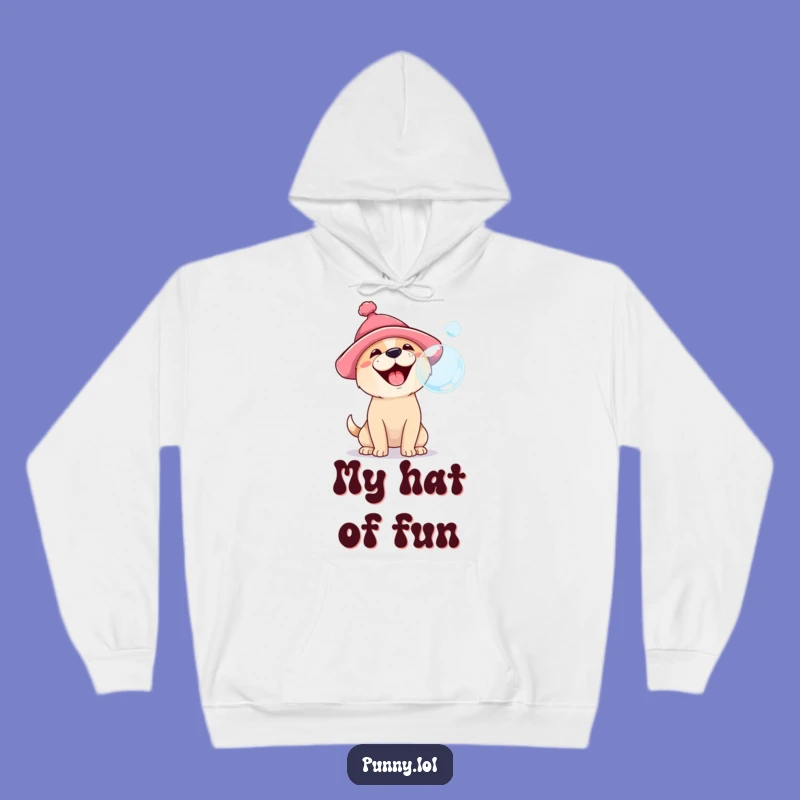 Funny Dog Bubble Hoodie: Cozy & Playful with Silly Hat, Best Gift for Dog Lovers