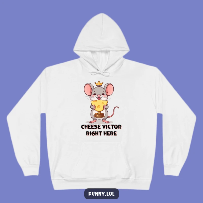 Funny Mouse Cheese Trophy Hoodie: Cozy Comfort, Big Wins, and Great Humor
