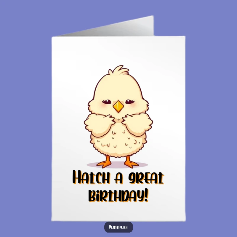 Free Printable Chick Birthday Card: Grand Finale Fun Downloadable Gift