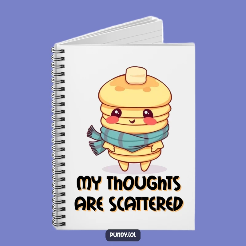 Funny Dizzy Pancake Stack Notebook: Jot Down Ideas with This Hilarious Breakfast Journal