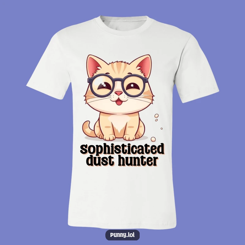 Funny Cat Investigator T-Shirt - Classy Feline Detective, Great Funny Gift for Cat Owners